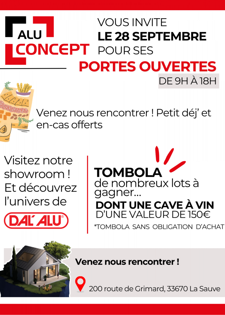 Journée Portes Ouvertes Alu Concept Créon