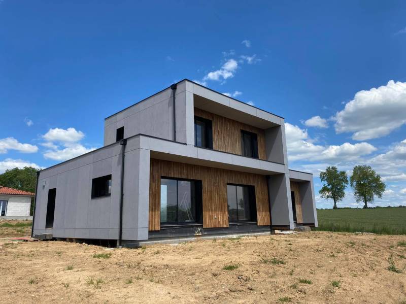 Fabrication et pose de couvertine en aluminium pour cette PopUp House à Bordeaux