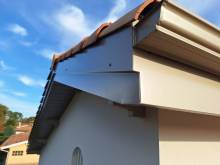 Alu Concept -  Pose d'une gouttière demi ronde pour une maison à Bordeaux en Gironde